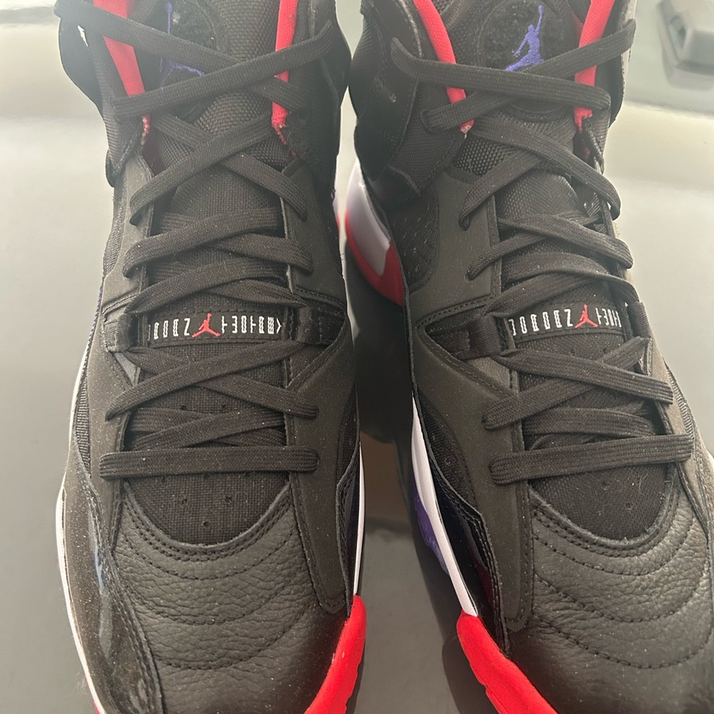 Air Jordan Black and Red Sneakers - never worn.